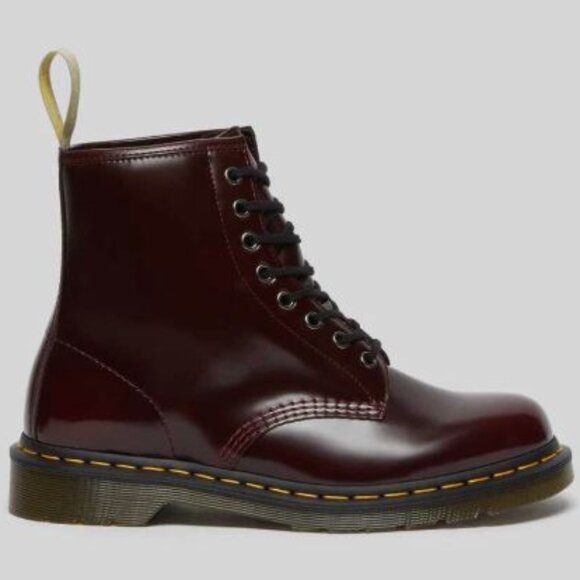 Dr. Martens 1460 Vegan Cherry Red Rub Off - Picture 14 of 14